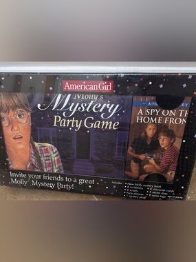 Vintage American Girl Molly's Mystery Party Game and book. New in box.